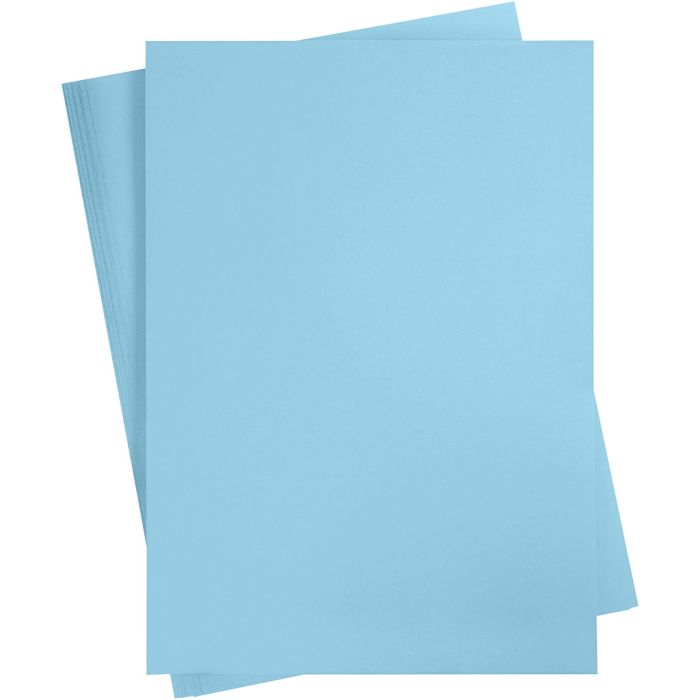Card, A2, sheet 420x594 mm, 180 g, light blue, 10 sheet/ 1 pack