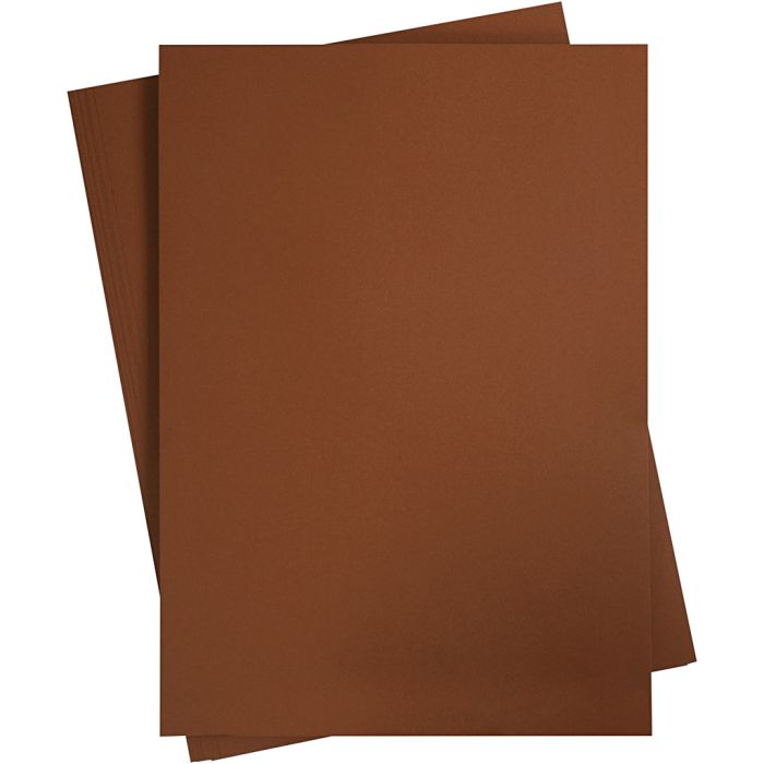 Card, A2, sheet 420x594 mm, 180 g, dark brown, 10 sheet/ 1 pack
