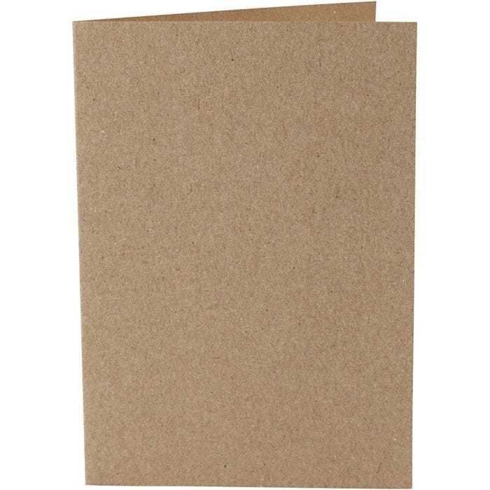Cards, card size 10,5x15 cm, 220 g, natural, 10pc/ 1 pack