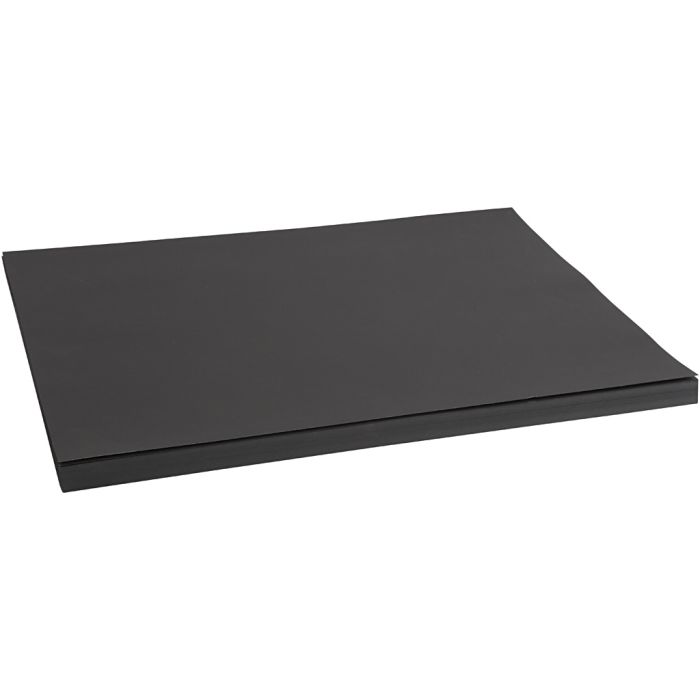 Card, A2, sheet 420x594 mm, 200 g, black, 100 sheet/ 1 pack