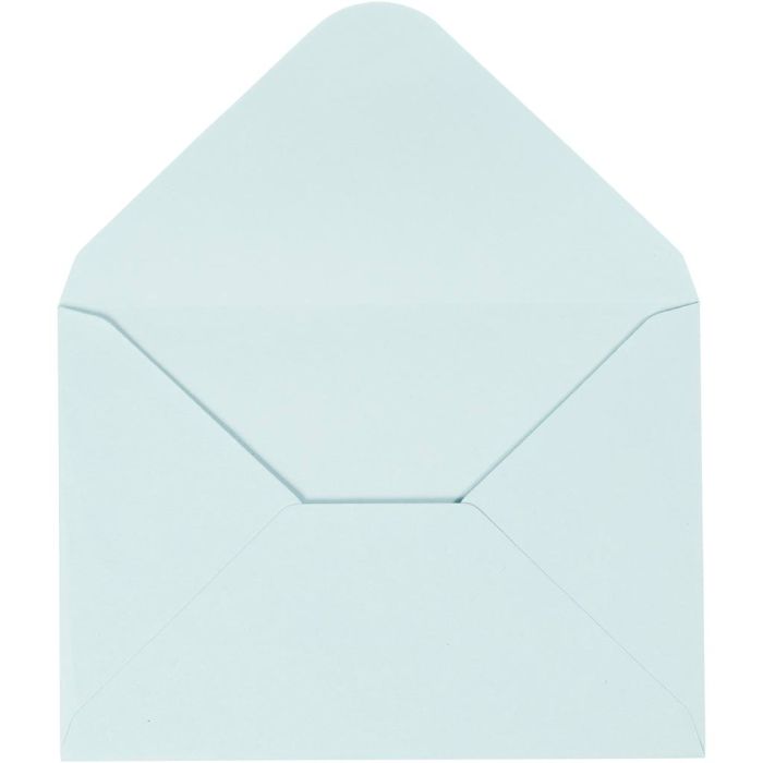Envelopes, envelope size 11,5x16 cm, 110 g, light blue, 10pc/ 1 pack