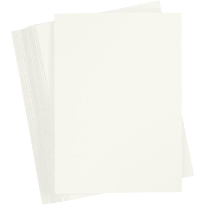 Card, A4, sheet 210x297 mm, 180 g, off-white, 100 sheet/ 1 pack