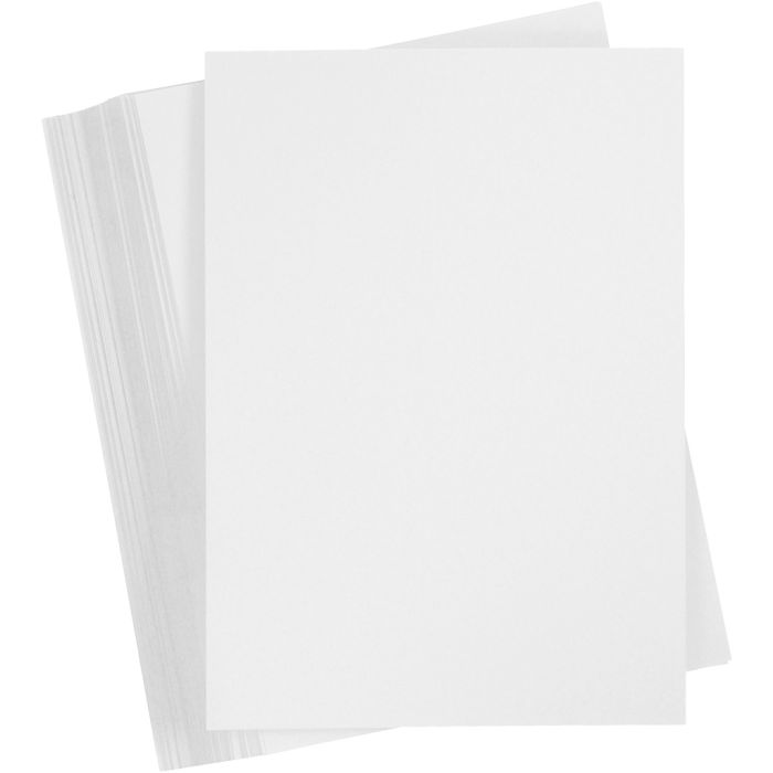 Card, A4, sheet 210x297 mm, 180 g, white, 100sheet/ 1 pack