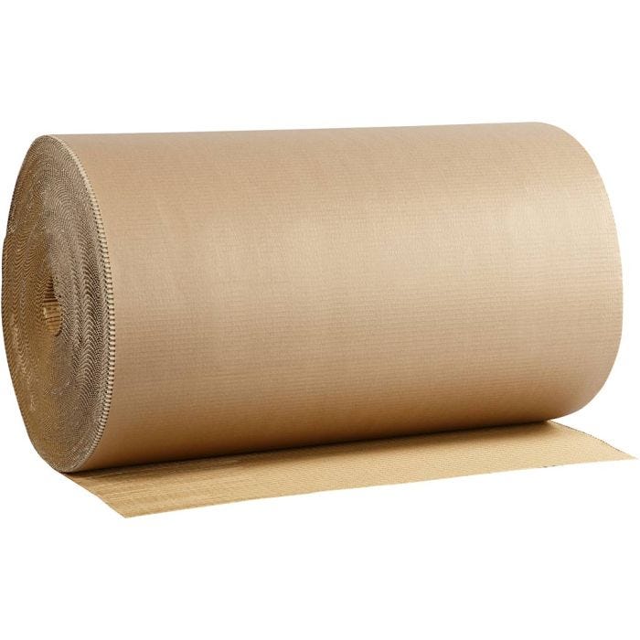 Corrugated Card, W: 100 cm, 20 m/ 1 roll