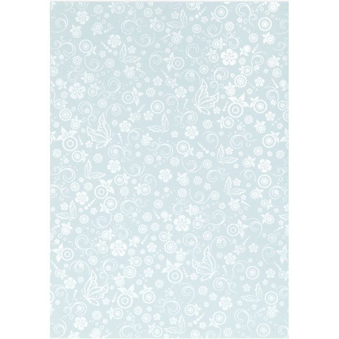 Paper, A4, sheet 210x297 mm, 80 g, light blue, 20 sheet/ 1 pack