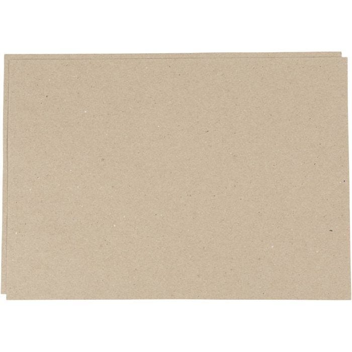 Kraft Paper, A2, sheet 420x594 mm, 135 g, grey brown, 500 sheet/ 1 pack