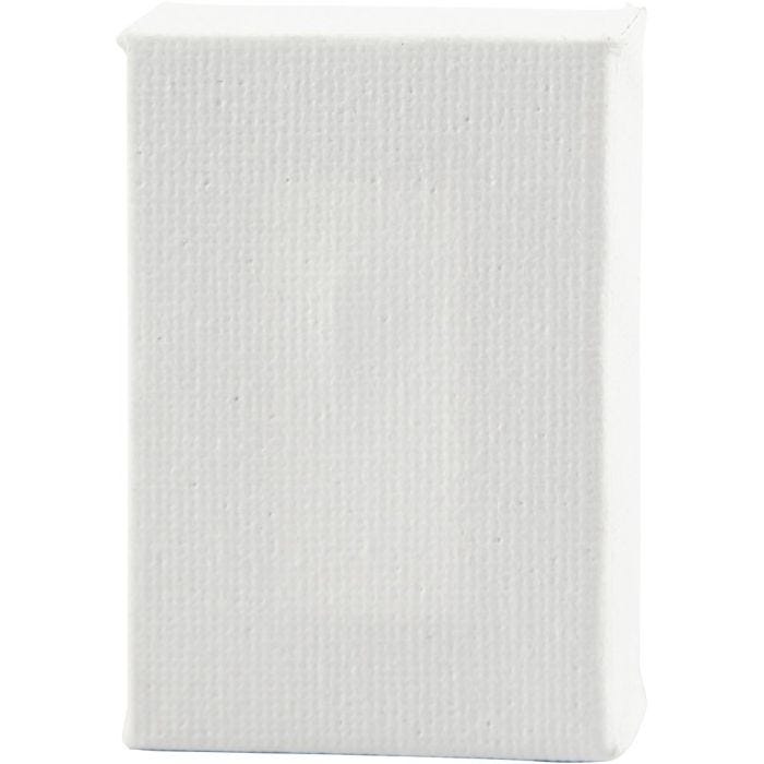 Mini Canvas, size 6x4x1 cm, white, 2 pc/ 1 pack