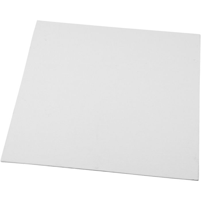 Canvas Panel, size 30x30 cm, thickness 3 mm, 280 g, white, 1 pc