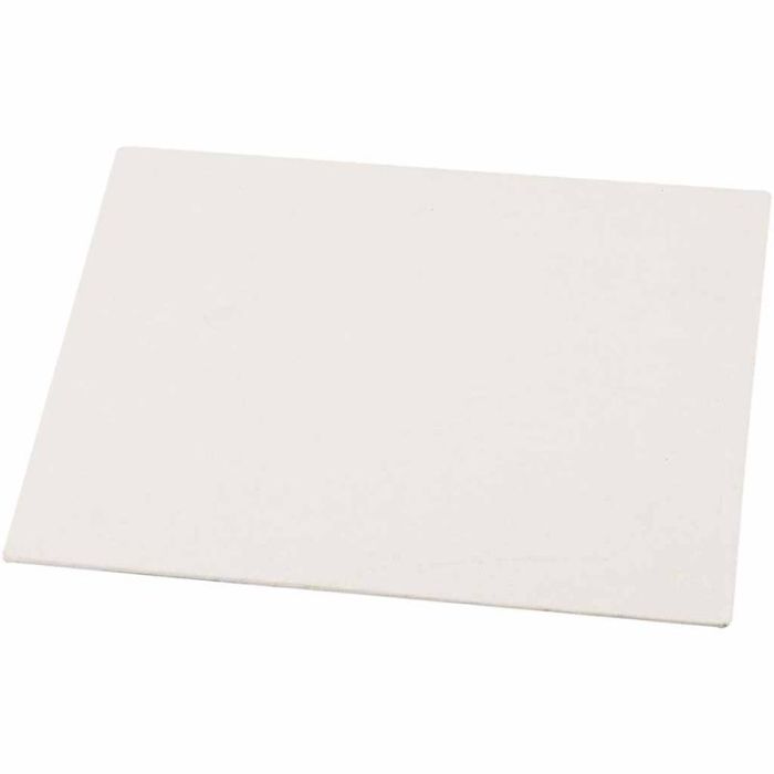 Canvas Panel, A4, size 21x29,7 cm, thickness 3 mm, 280 g, white, 10 pc/ 1 pack