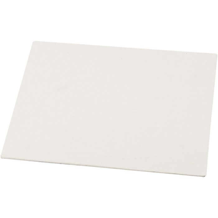 Canvas Panel, A2, size 42x60 cm, thickness 3 mm, 280 g, white, 1 pc