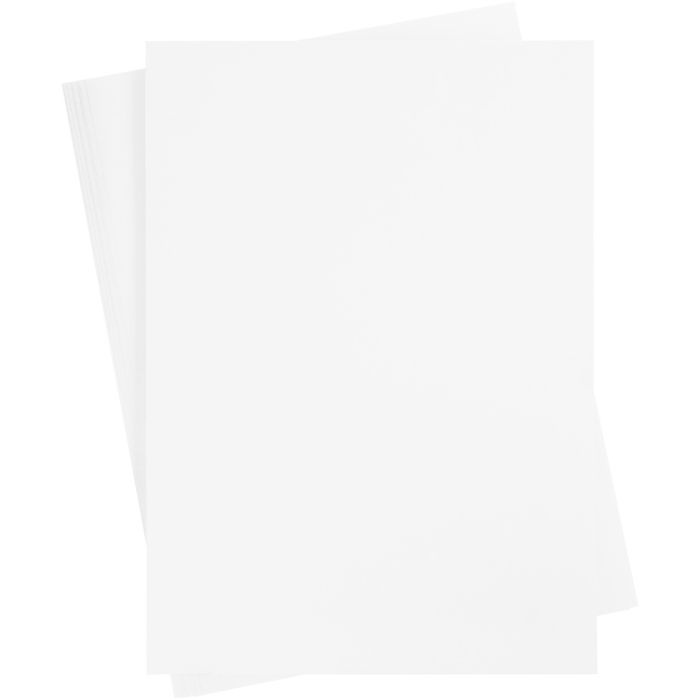 Card, sheet 50x70 cm, 270 g, white, 10 sheet/ 1 pack