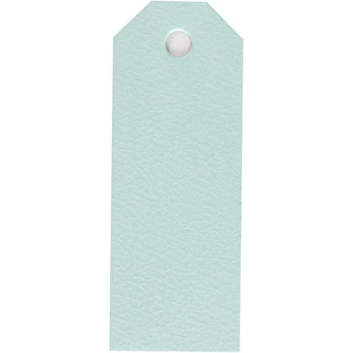 Manila Tags, size 3x8 cm, 220 g, light blue, 20 pc/ 1 pack