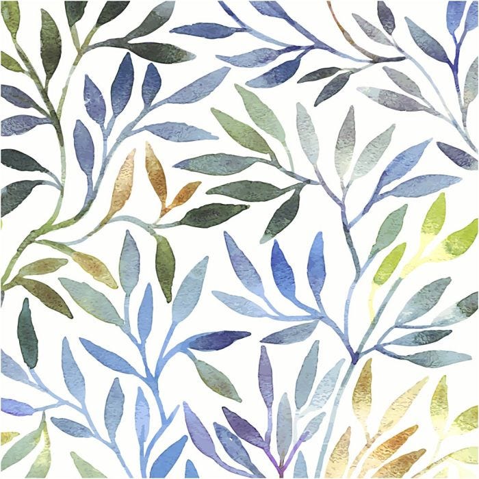 Table Napkins, Willow leaves, size 33x33 cm, 20 pc/ 1 pack