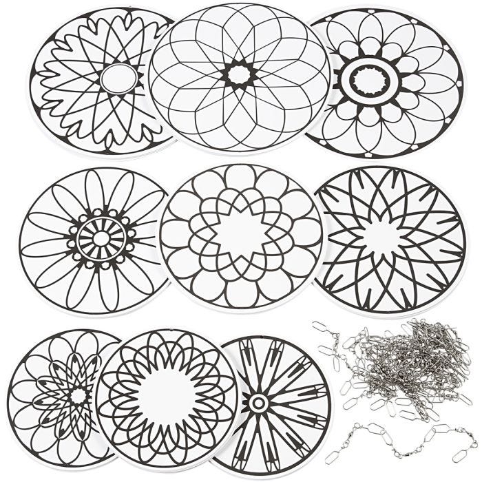 Mobile Ornaments with Motifs, dia. 12+15+18 cm, 300 g, 20 set/ 1 pack