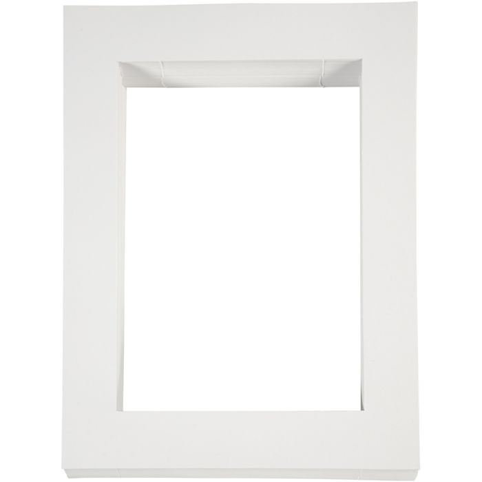 Picture Mount, A4, size 28,5x37 cm, 500 g, white, 100 pc/ 1 pack