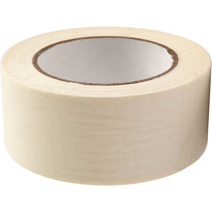 Masking tape, W: 50 mm, 50 m/ 1 roll