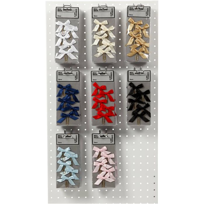 Metal Paperclips, size 40x70 mm, assorted colours, 8x10 pack/ 1 pack