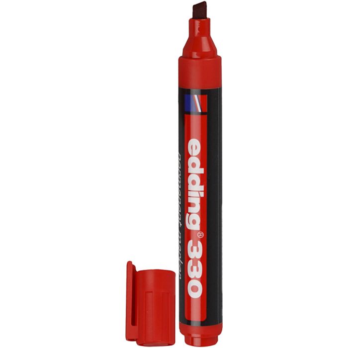 Edding 330 Marker, line 1-5 mm, red, 1 pc