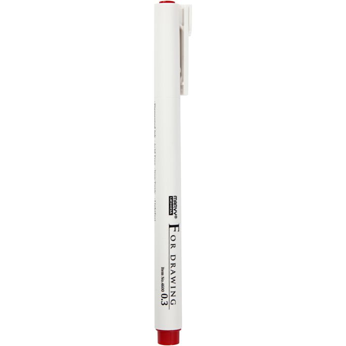 Medallion Pen, line 0,3 mm, red, 1 pc