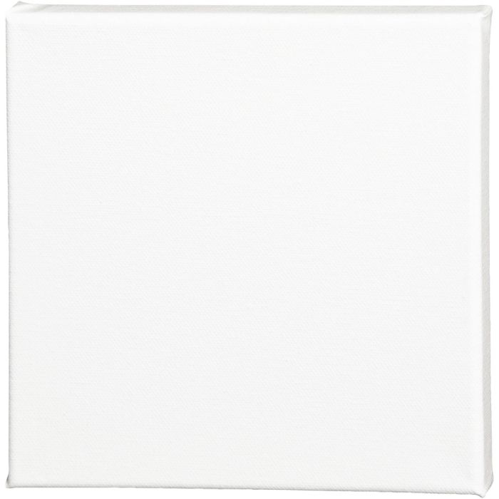 Canvas, D. 1.6 cm, size 20x20 cm, 360 g, white, 10 pc/ 1 pack