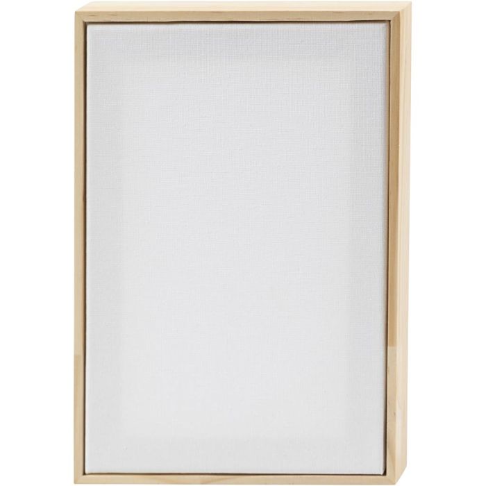 Stretched Canvas with Frame, size 15,8x23,8 cm, 280 g, white, 1 pc