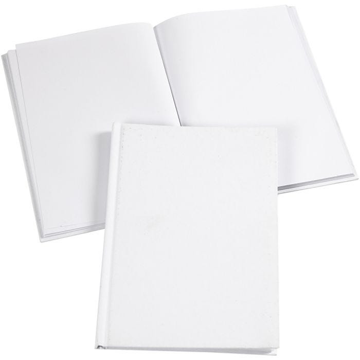 Sketchbook, A5, thickness 8 mm, 80 g, white, 1 pc
