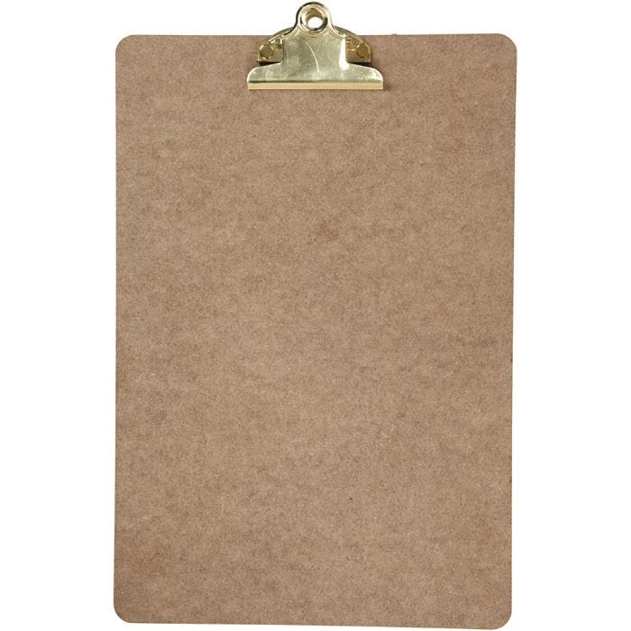 Clipboard, A4, size 23x34x0,3 cm, 1 pc