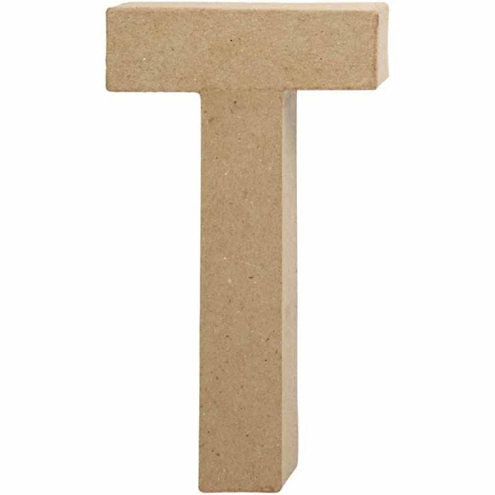 Letter, T, H: 20,5 cm, W: 11 cm, thickness 2,5 cm, 1 pc