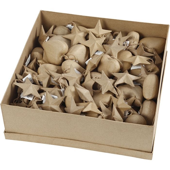Christmas Ornaments, dia. 8 cm, 80 pc/ 1 pack