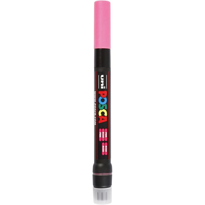 Posca Marker, no. PCF350, line 1-10 mm, brush, pink, 1 pc
