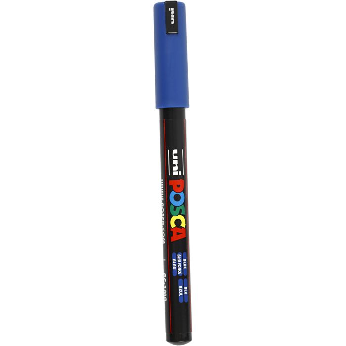 Posca Marker, no. PC-1MR, line 0,7 mm, extra-fine, blue, 1 pc