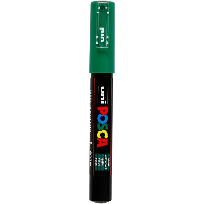 Posca Marker, no. PC-1M, line 0,7 mm, extra-fine, green, 1 pc