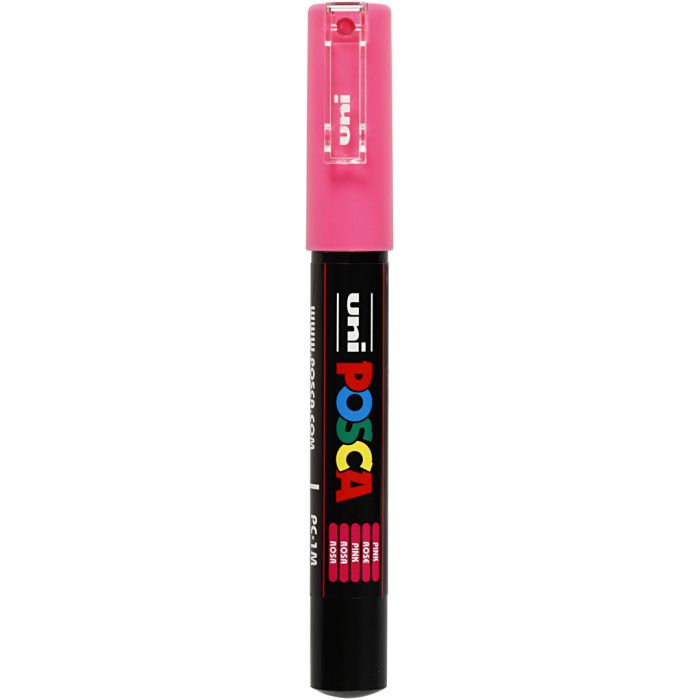 Posca Marker, no. PC-1M, line 0,7 mm, extra-fine, pink, 1 pc