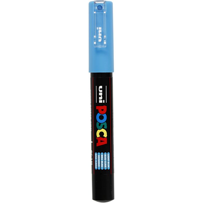 Posca Marker, no. PC-1M, line 0,7 mm, extra-fine, light blue, 1 pc