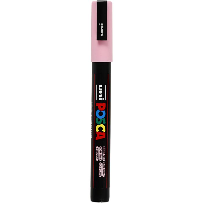 Posca Marker, no. PC-3M, line 0,9-1,3 mm, fine, light pink, 1 pc