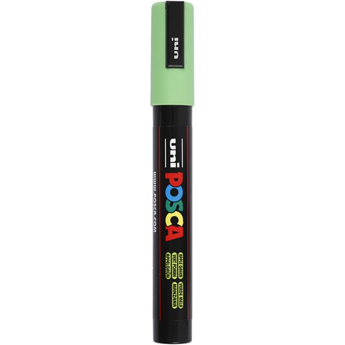 Posca Marker, no. PC-5M, line 2,5 mm, apple green, 1 pc