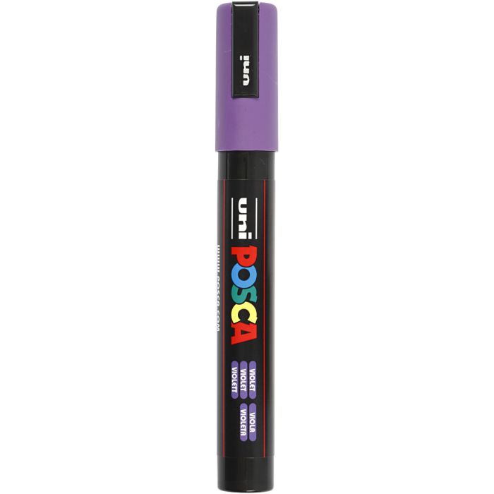 Posca Marker, no. PC-5M, line 2,5 mm, medium, violet, 1 pc