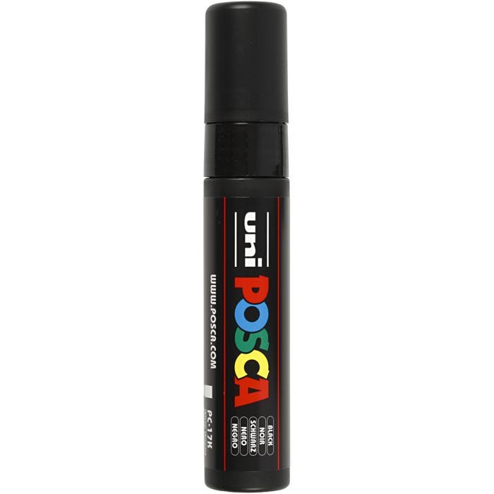 Posca Marker, no. PC-17K, line 15 mm, extra broad, black, 1 pc