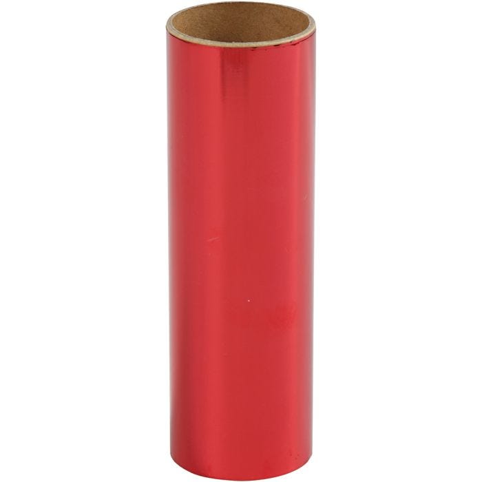 Deco Foil, W: 15,5 cm, thickness 0,02 mm, red, 50 cm/ 1 roll