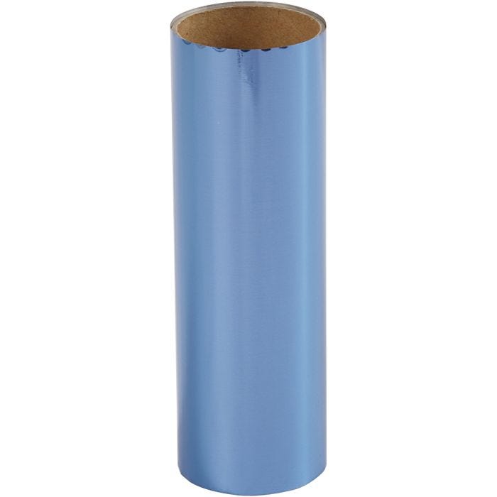 Deco Foil, W: 15,5 cm, thickness 0,02 mm, dark blue, 50 cm/ 1 roll