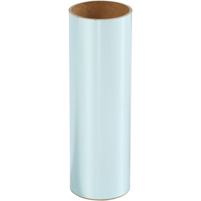 Deco Foil, W: 15,5 cm, thickness 0,02 mm, light blue, 50 cm/ 1 roll