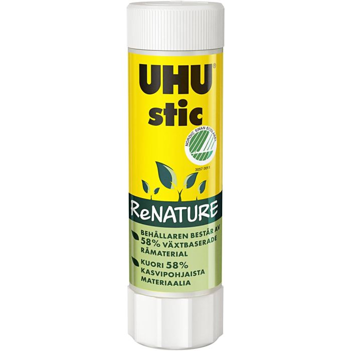 UHU Glue Stick ReNATURE, 40 g, 12 pc/ 1 pack