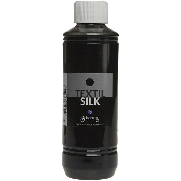 Textil Silk Paint, deep black, 250 ml/ 1 bottle