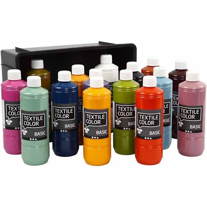 Textile Color, assorted colours, 15x500 ml/ 1 pack