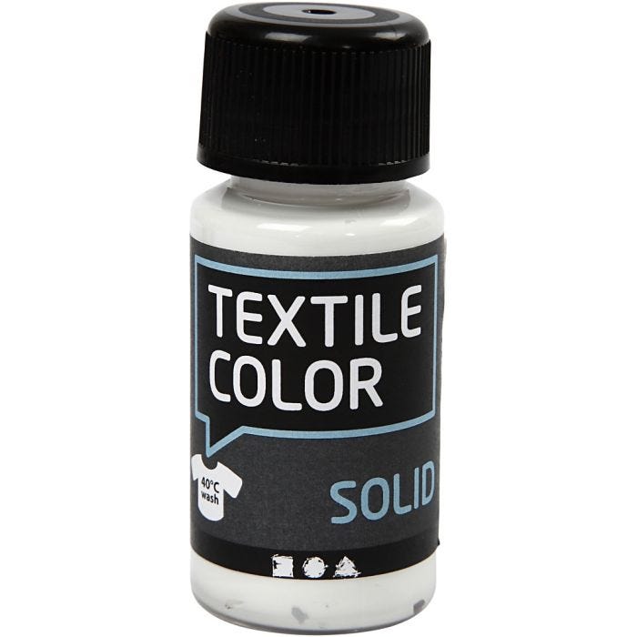 Textile Solid, opaque, white, 50ml/ 1 bottle