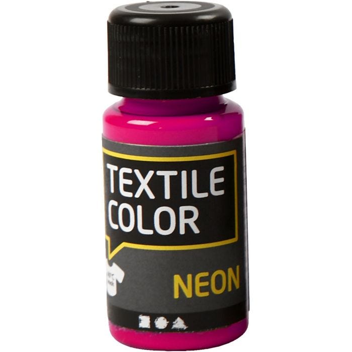 Textile Color, neon pink, 50 ml/ 1 bottle