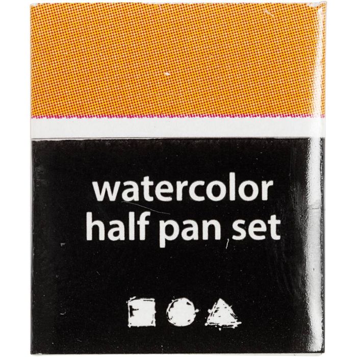 Art Watercolour, ½-pan, size 10x15x20 mm, dark yellow, 1 pc