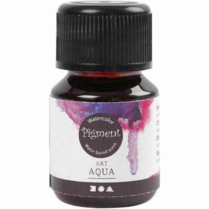 Liquid WaterColour, red, 30 ml/ 1 bottle
