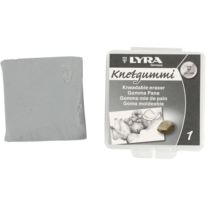 Kneadable Eraser, size 30x30x10 mm, 1 pc
