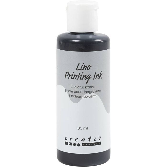 Lino Printing Ink, black, 85 ml/ 1 bottle